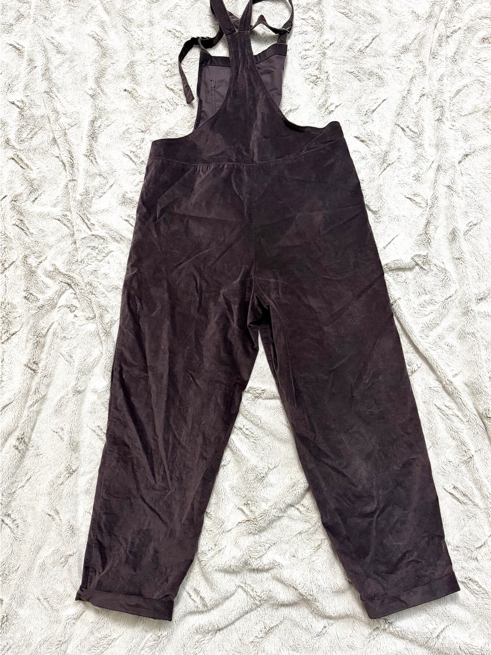 aerie Dark Brown Corduroy Overalls - Picture 2 of 5
